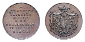 MEDAGLIA VATICANO SEDE VACANTE 1922 CHIGI AE. 9,81 GR. 29 MM. SPL (COLPI)