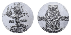 MEDAGLIA PAOLO VI ANNO SANTO 1975 AG. 44,83 GR. 44 MM. FDC