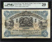 (t) HONG KONG. The Chartered Bank of India, Australia & China. 5 Dollars, 1911-22. P-41. PMG Very Fine 20.
Printed by W&S. Dated July 1st, 1922. A sc...