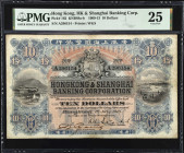 (t) HONG KONG. The Hong Kong & Shanghai Banking Corporation. 10 Dollars, 1909-13. P-162. PMG Very Fine 25.
Printed by W&S. Dated July 1st, 1913. Hand...