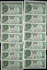 HONG KONG. Lot of (24). Government of Hong Kong. 1 Dollar, 1958-59. P-324Ab. About Uncirculated to Uncirculated.
A large grouping of 24 One Dollar no...