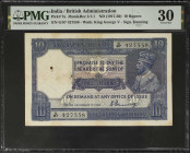 INDIA. Government of India. 10 Rupees, ND (1917-1930). P-7a. PMG Very Fine 30.
PMG comments "Spindle Hole at Issue, Rust".
Estimate: $300.00- $500.0...