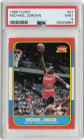 Michael Jordan 1986 Fleer #57 Rookie Card. PSA Mint 9.
This iconic card is among the most important cards in the entire sportscard market. Michael Jo...