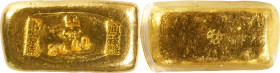 (t) CHINA. Shanghai Jintiao. Shanghai City Gold Ingots. Gold 2 Tael Presentation Ingot, ND. Graded MS-64 by Zhong Qian Ping Ji Grading Company.
BMC-u...