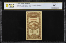 CHINA--REPUBLIC. Bank of China. 10 Cents, 1925. P-63. PCGS Banknote Choice Uncirculated 63.
Estimate: $100.00- $200.00

民國十四年中國銀行壹角。...