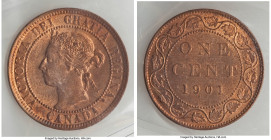 Victoria Cent 1901 MS64 Red ICCS, London mint, KM7. 

HID09801242017

© 2022 Heritage Auctions | All Rights Reserved