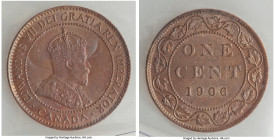 Edward VII Cent 1906 MS63 Brown ICCS, London mint, KM8. Confidently lustrous with terracotta fields. 

HID09801242017

© 2022 Heritage Auctions | All ...