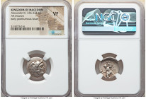 MACEDONIAN KINGDOM. Alexander III the Great (336-323 BC). AR drachm (19mm, 11h). NGC VF. Early posthumous issue of Magnesia, ca. 319-305 BC. Head of H...