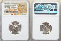 MACEDONIAN KINGDOM. Alexander III the Great (336-323 BC). AR drachm (20mm, 11h). NGC VF. Posthumous issue of Mylasa, Caria in the name and type of Ale...