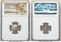 MACEDONIAN KINGDOM. Alexander III the Great (336-323 BC). AR drachm (17mm, 12h). NGC VF. Early posthumous issue of Magnesia ad Maeandrum, ca. 319-305 ...