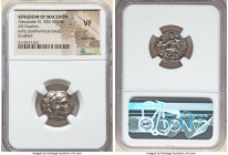 MACEDONIAN KINGDOM. Alexander III the Great (336-323 BC). AR drachm (18mm, 6h). NGC VF, edge chip, brushed. Early posthumous issue of Abydus (?), ca. ...