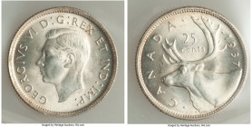 George VI 25 Cents 1937 MS65 ICCS, Royal Canadian mint, KM35. 

HID09801242017

© 2022 Heritage Auctions | All Rights Reserved