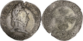 Henri III - Franc au col plat 1578 B (Rouen)

Argent - 14,21 grs - 33,5 mm
Dy.1130
TTB+

Très bel exemplaire recouvert d'une superbe patine grise. Cou...