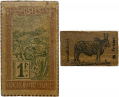 Madagascar - 1 franc / Iraimbilanja - Non daté
Série Zébu.

Carton brunâtre - 1,14 grs - 40 mm
Lec.72
SUP
RR

Rare et très bien conservé !