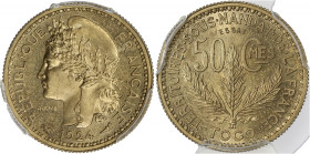 Togo - ESSAI 50 centimes 1924
Coque PCGS : 26654820

Bronze-aluminium - 2,50 grs - 18 mm
Lec. 6
FDC / SP67

Monnaie gradée par PCGS en SP67. Magnifiqu...