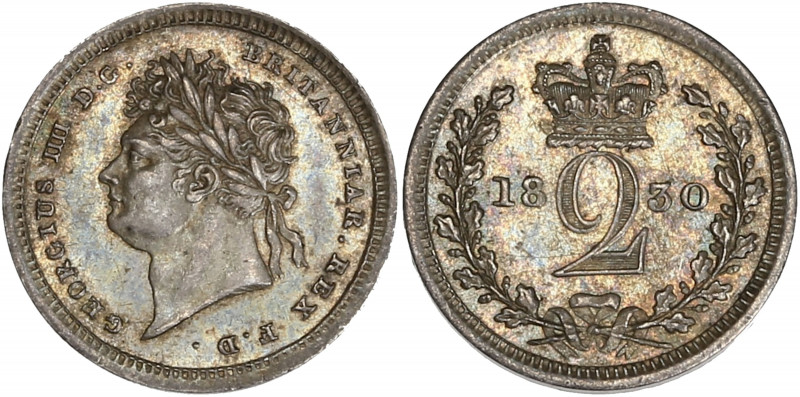 Grande Bretagne, Georges IV - 2 pence 1830

Argent - 0,91 grs - 13 mm
KM.19-684
...