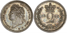 Grande Bretagne, Georges IV - 2 pence 1830

Argent - 0,91 grs - 13 mm
KM.19-684
SUP

Superbe exemplaire, frappe prooflike.