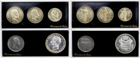Monaco, Rainier III - ESSAIS 1 franc et 5 francs 1960 et 10 centimes, 20 centimes et 50 centimes 1962

SPL

Dans leurs boitiers plastique Monnaie de P...