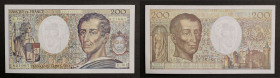 France - 200 francs Montesquieu 1992
Alphabet K.101 / Numéro 821007

F.70bis.01
SUP

Assez rare avec l'alphabet K.101. Plusieurs plis et froissures.