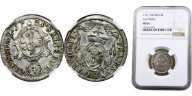 Austria Holy Roman Empire Bishopric of Salzburg Franz Anton von Harrach 4 Kreuzer 1721 Silver NGC MS61 KM# 315