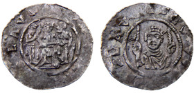 Czech Holy Roman Empire Kingdom of Bohemia Bedrich Denar ND (1178-1189) Royal mint of Bohemia Silver XF 0.7g