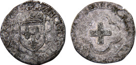 France Kingdom François I 1 Douzain 1541 Billon XF 2.2g Dy# 927