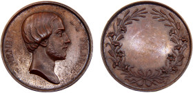 France Kingdom Henri V Medal ND Fantasy currency, 37mm Bronze UNC 24.1g