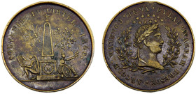 France Kingdom Louis Philippe I Medal 1840 Immortal memory of Napoleon I, 33mm Copper XF 12g