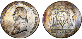 Germany Holy Roman Empire Kingdom of Prussia Friedrich Wilhelm III 1 Thaler 1799 A Berlin mint Silver XF 22g KM# 368
