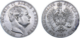 Germany States Kingdom of Prussia Friedrich Wilhelm IV 1 Vereinsthaler 1859 A Berlin mint Silver XF 18.4g KM# 471