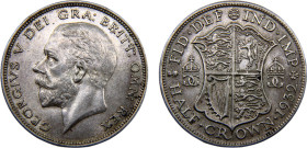 Great Britain United Kingdom George V 1/2 Crown 1932 4th type Silver AU 14.1g KM# 835