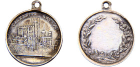 Great Britain United Kingdom Medal ND carnarvon castle, 17mm Silver AU 2.1g