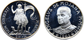 Malta Order Angelo de Mojana di Cologna 2 Scudi 1965 Mint of the Sovereign Order of Malta(Mintage 3000) Silver PF 24.1g X# 14