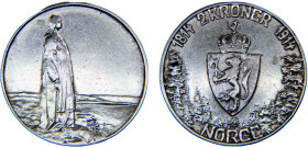 Norway Kingdom Haakon VII 2 Kroner 1914 100th Anniversary of the Constitution of Norway Silver XF 15g KM# 377