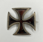 Badge of the Iron Cross - Kulm Cross (officer badge). Kingdom of Prussia (Russian Empire?), mid-1810s. 
Unknown workshop. Private work. Weight: 8.75 ...