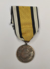 Kingdom of Prussia. Military medal for the campaign against Napoleon of 1814.
Kingdom of Prussia, Berlin. For combat paricipants. On a modern ribbons...