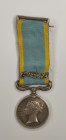 British Empire. Tailcoat copy of the Crimea medal. 1854-1856. 
Tailcoat copy of the Crimea medal 1854-1856 with the clasp "Sevastopol". British Empir...