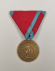 Principality of Serbia. Medal "In memory of the War for Liberation and Independence 1875-1878"
On a triangular medal bar of the "Austrian" pattern. T...