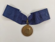 Lot of 2 items.
Medal " For labors on the excellent performance of the general mobilization of 1914" On the ribbon of the Order of the White Eagle. C...
