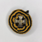 Miniature copy of Insignia of Distinction of the Military Order (St. George Cross), on a rosette. 
Russian Empire (?), unknown manufactory. Early 20t...