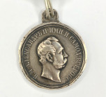 Medal "For Bravery" with a portrait of Emperor Alexander II. On the old St. George ribbon.
Russian Empire, St. Petersburg Mint, 1870–1881. Diameter: ...
