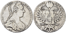 AUSTRIA. Maria Teresa (1740-1780). Tallero. Ag (27,69 g). MB