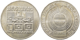 AUSTRIA. 100 Schilling 1975. Ag. qFDC