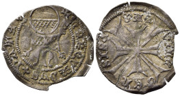 AQUILEIA. Marquardo di Randeck (1365-1381). Denaro Ag (0,81 g). MIR 49. qBB