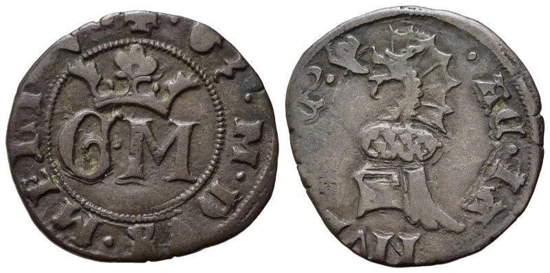 MILANO. Galeazzo Maria Sforza (1468-1476). Trillina Mi (0,91 g). MIR 210; Cr. 16...