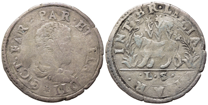 PARMA. Ottavio Farnese (1547-1586). Cavallotto Mi (2,22 g). MIR 942. Raro. MB