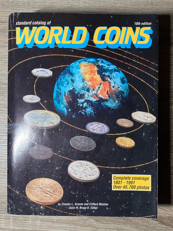 A.A.V.V. - Standard Catalog of World Coins 18th edition (1801-1991). Krause, Mis...