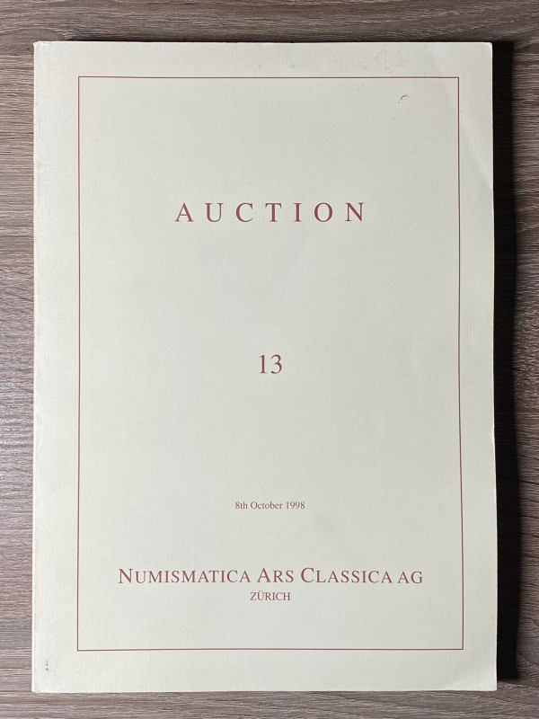 NAC – NUMISMATICA ARS CLASSICA. Asta n.13 (8 ottobre 1998). Greek Coins of Magna...