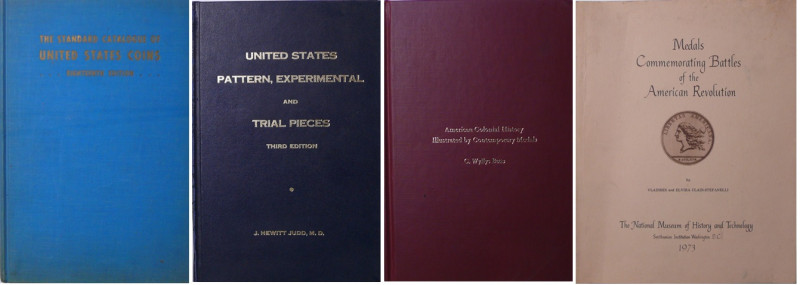 Lot de 4 ouvrages sur les monnaies et les médailles des Etats-Unis
1- The stand...