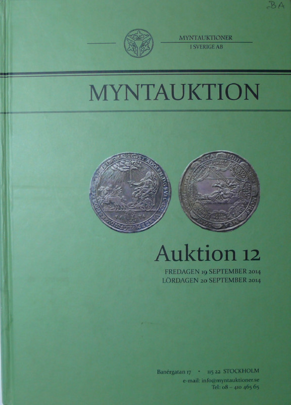 Lot de 4 catalogues de vente de la Maison Myntauktion
Vente 12 de 2014, vente 1...